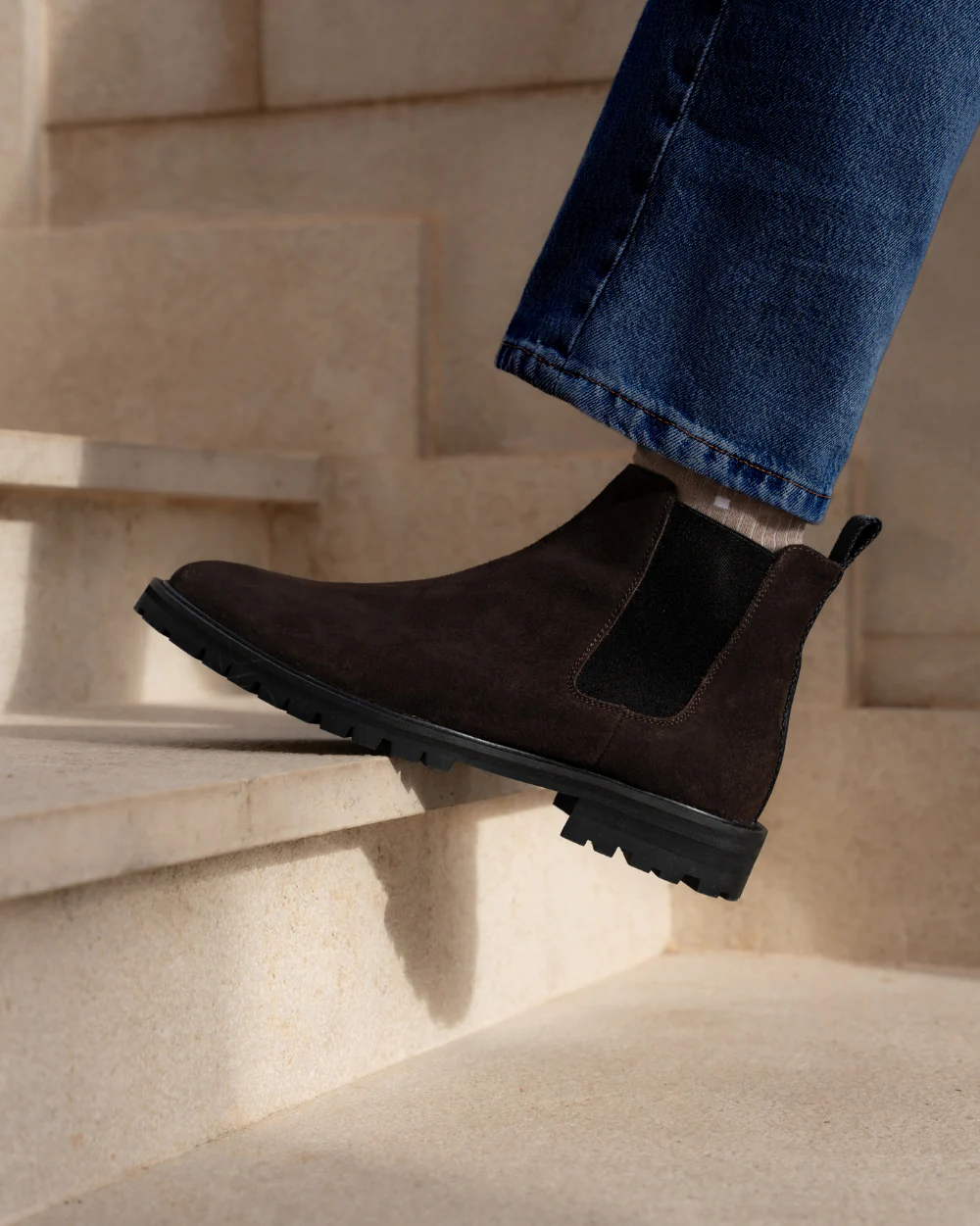 CB 01 Rugged Suede Chocolate - Image 3