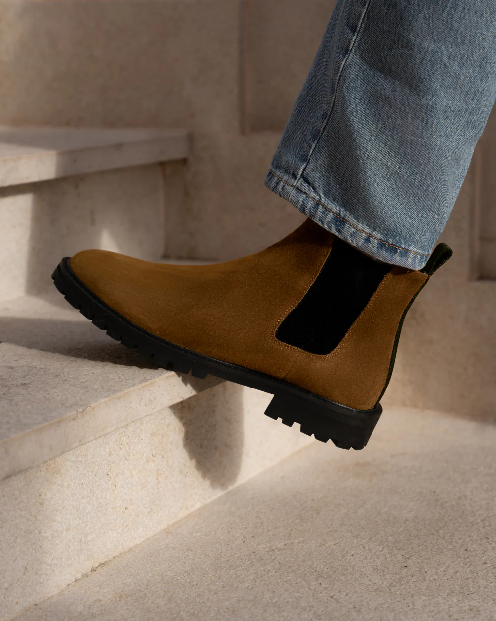 CB 01 Rugged Suede Cognac - Image 4