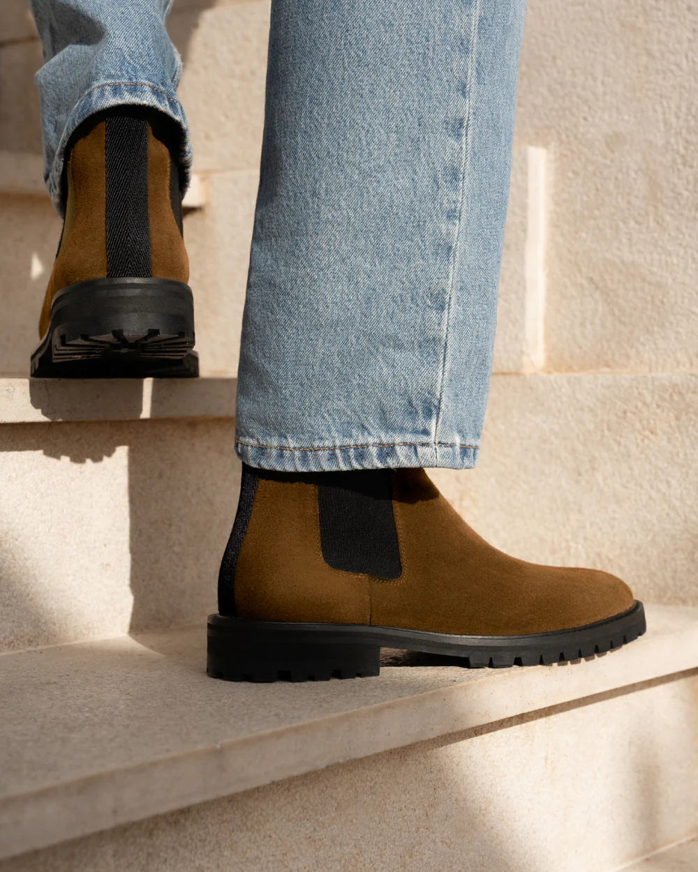 CB 01 Rugged Suede Cognac - Image 5