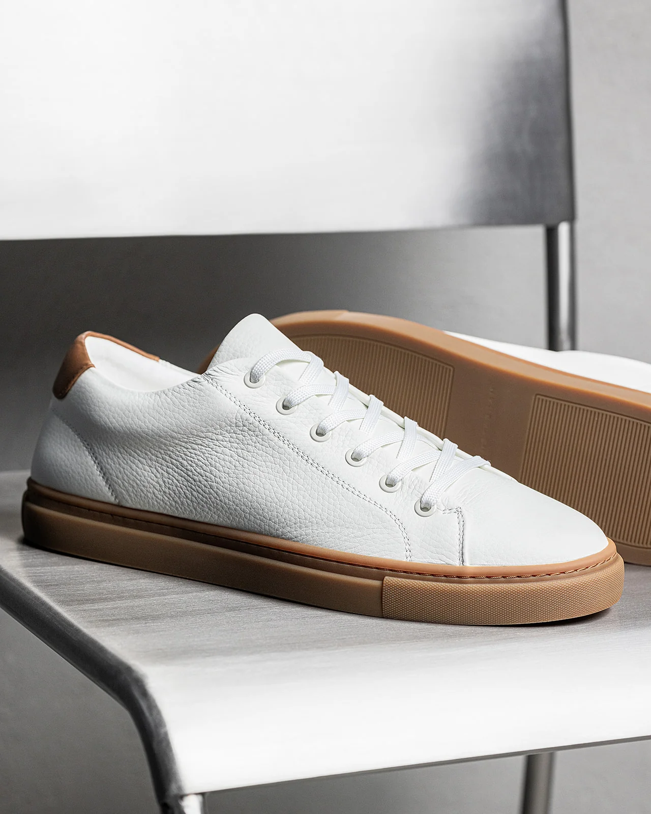LT 01 Court Lite Gum Premium Nappa White - Image 3