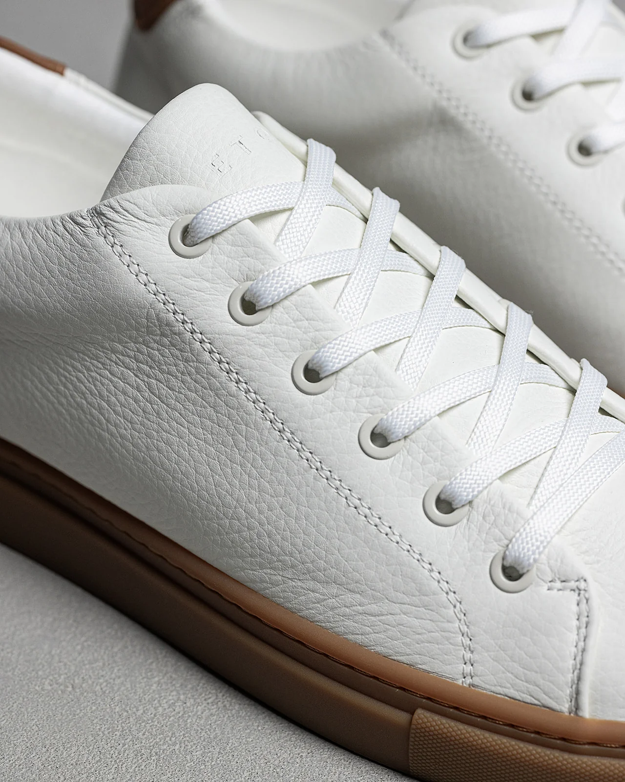 LT 01 Court Lite Gum Premium Nappa White - Image 9