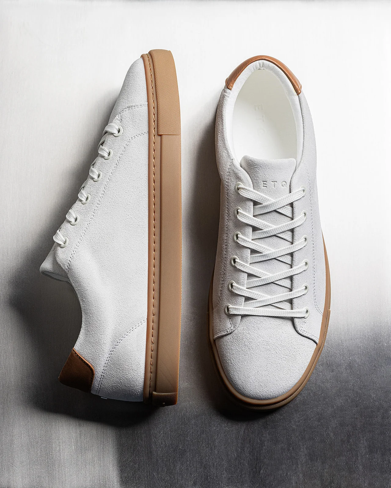LT 01 Court Lite Gum Suede Cement Grey - Image 6