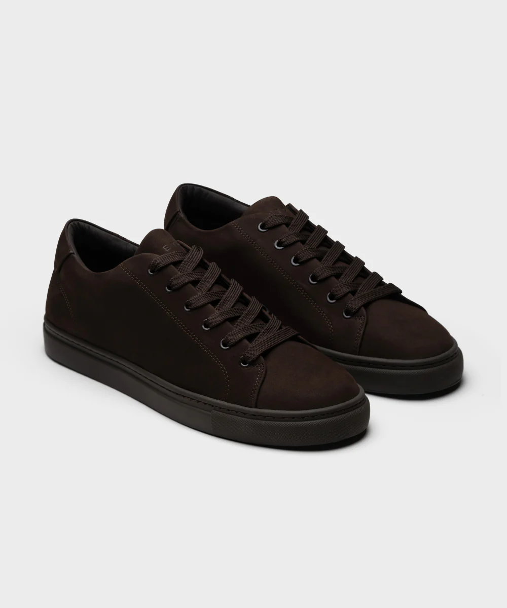 LT 01 Court Lite Nubuck All Chocolate - Image 3
