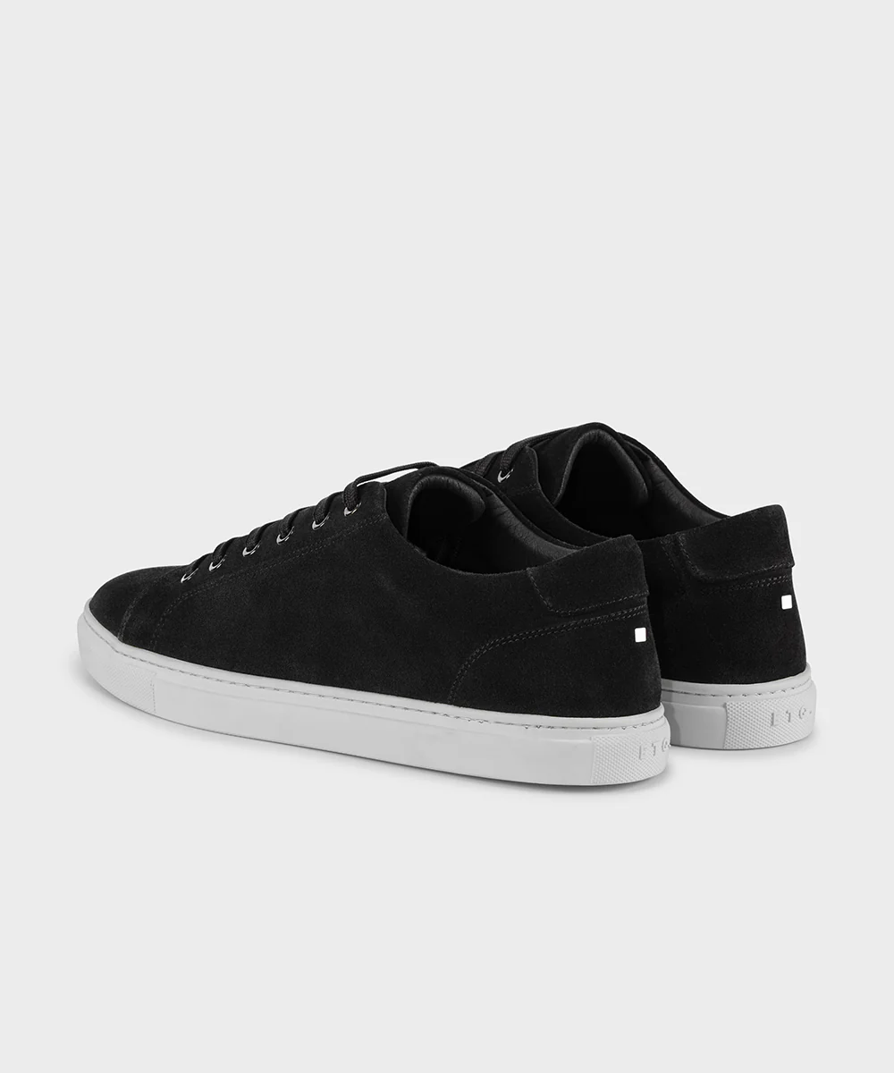 LT 01 Court Lite Suede Jet Black - Image 5