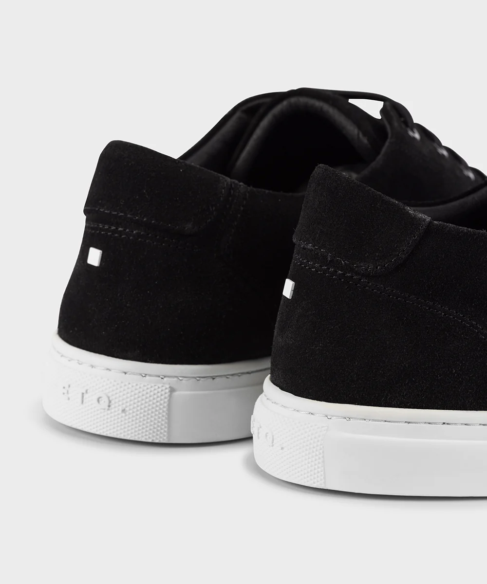 LT 01 Court Lite Suede Jet Black - Image 7