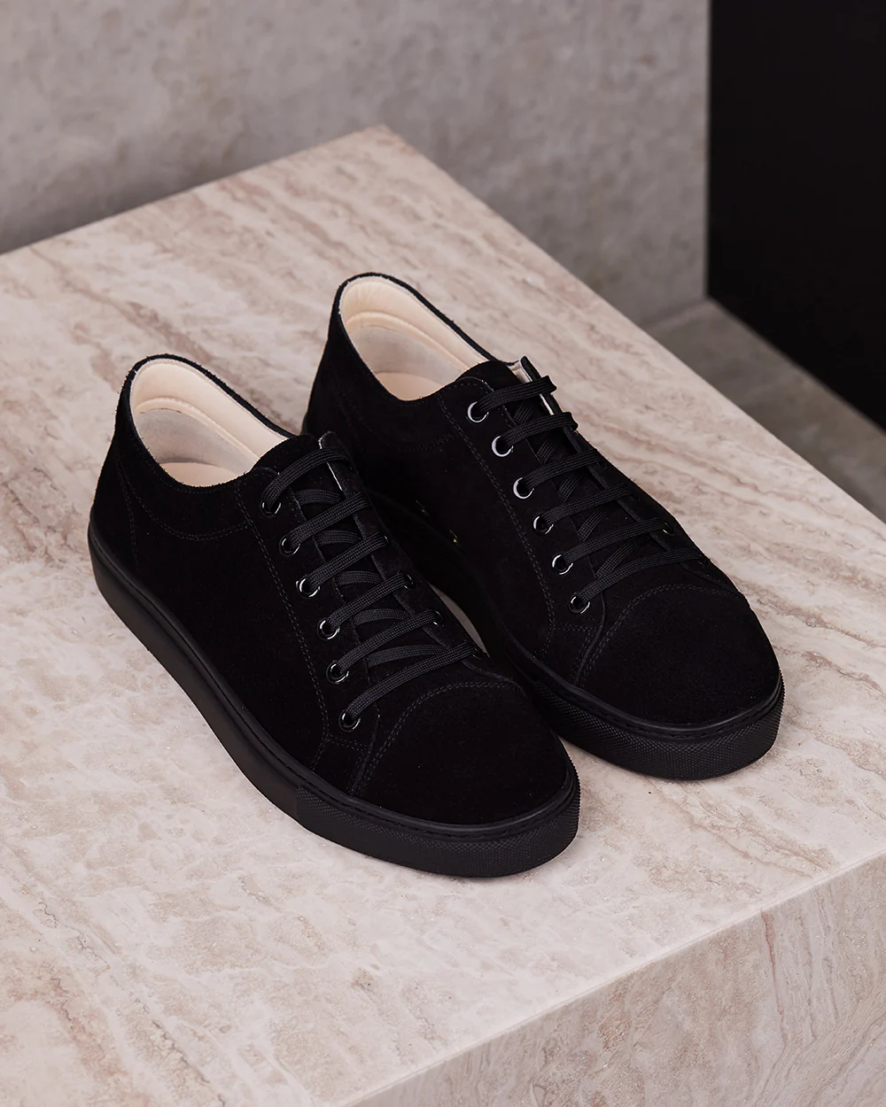LT 01 Premium Suede Court All Black - Image 8