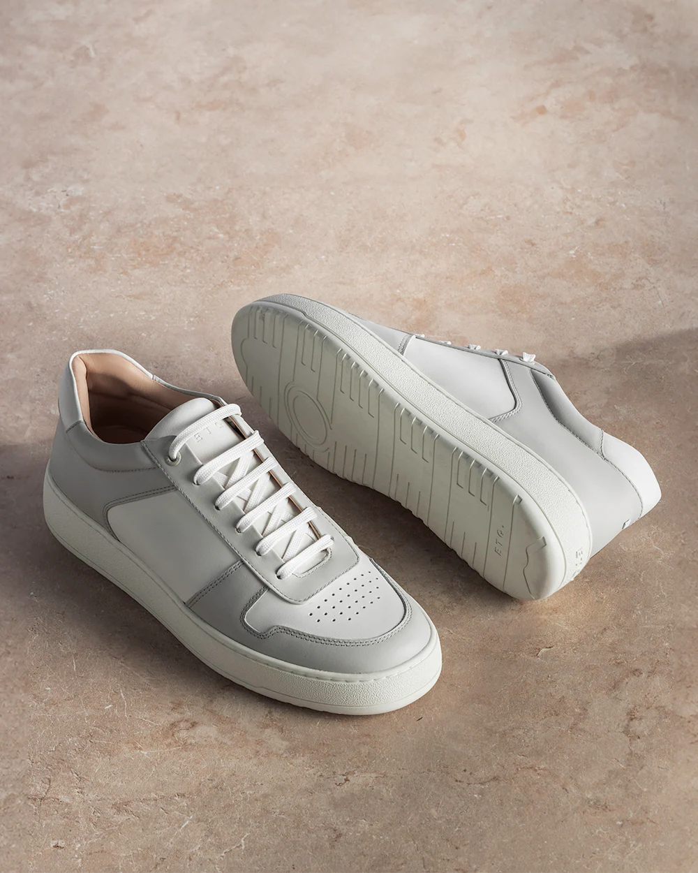 LT 07 Premium Nappa White / Cement Grey - Image 5