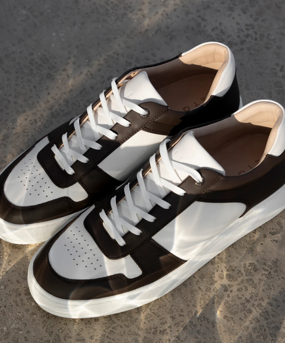 LT 07 Premium Nappa White / Chocolate - Image 5