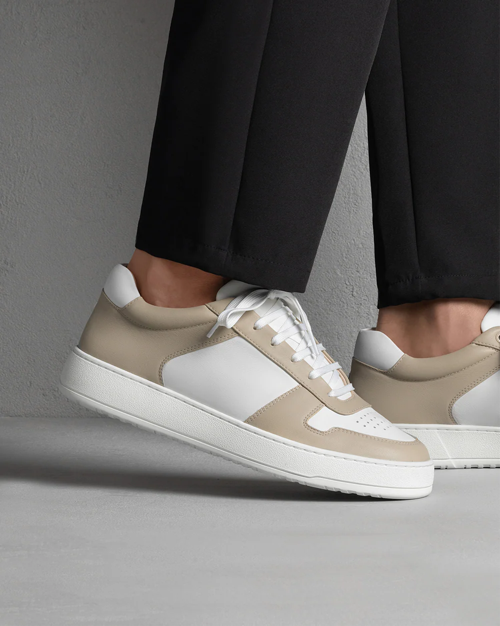 LT 07 Premium Nappa White / Sand - Image 3