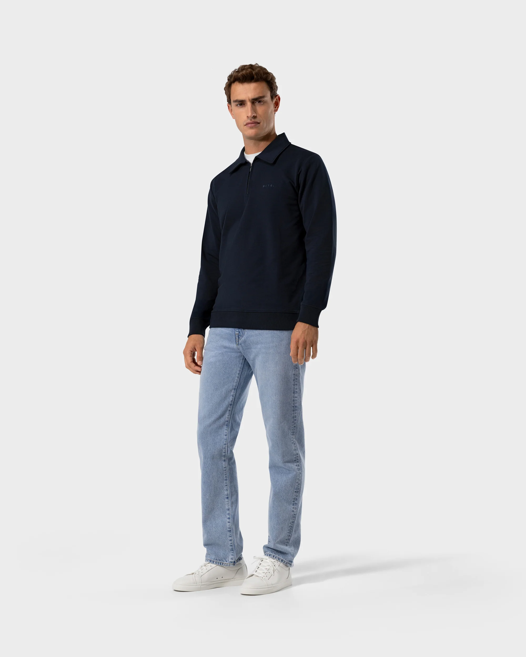 SW 02 Marked Half Zip Blueberry 2.0 - Image 6
