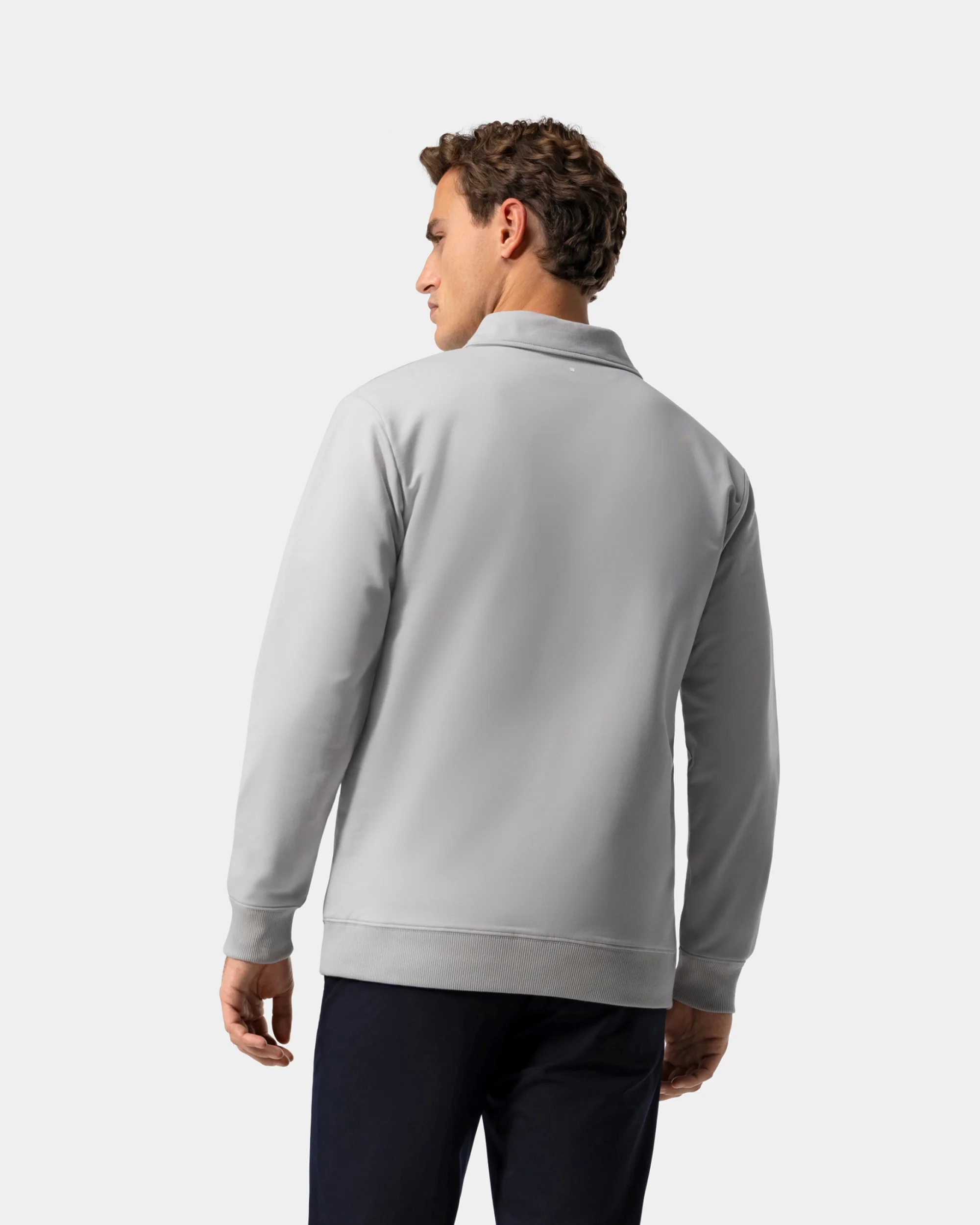 SW 02 Marked Half Zip Cement Grey 2.0 - Image 5