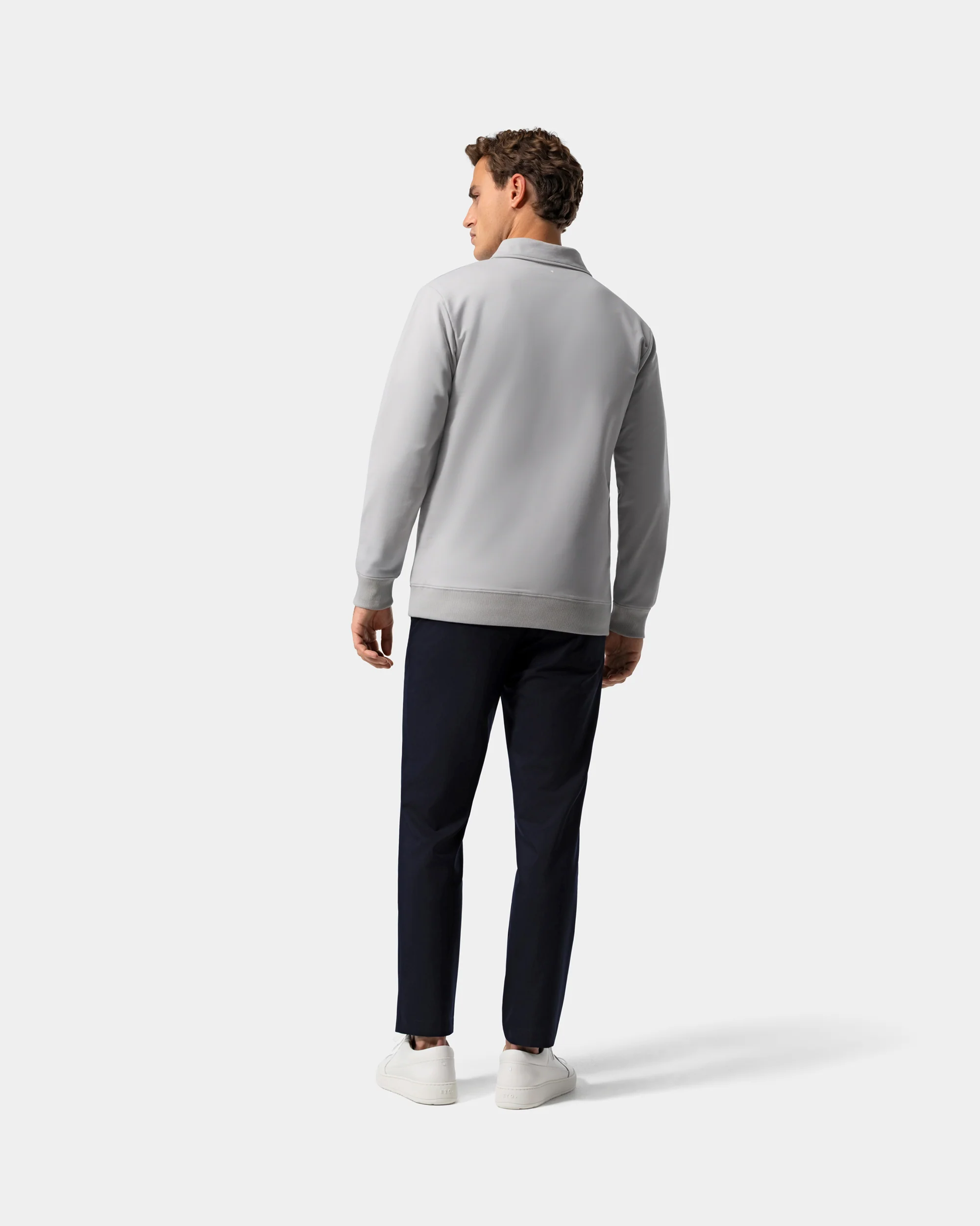 SW 02 Marked Half Zip Cement Grey 2.0 - Image 8