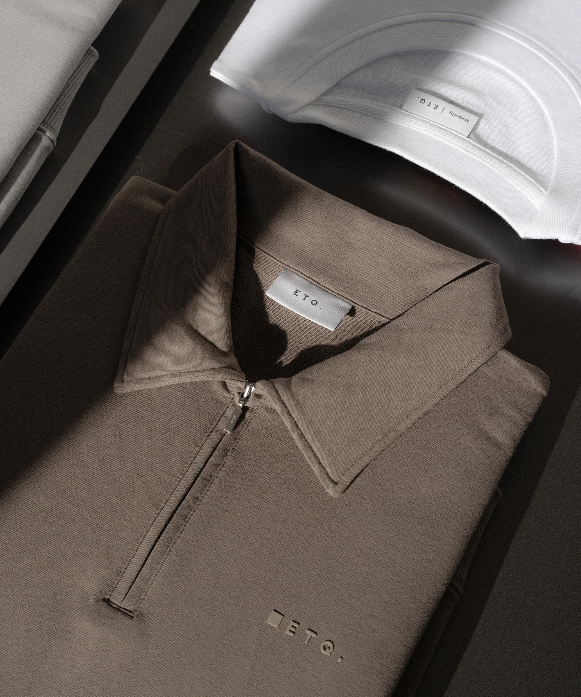 SW 02 Marked Half Zip Desert Taupe 2.0 - Image 3
