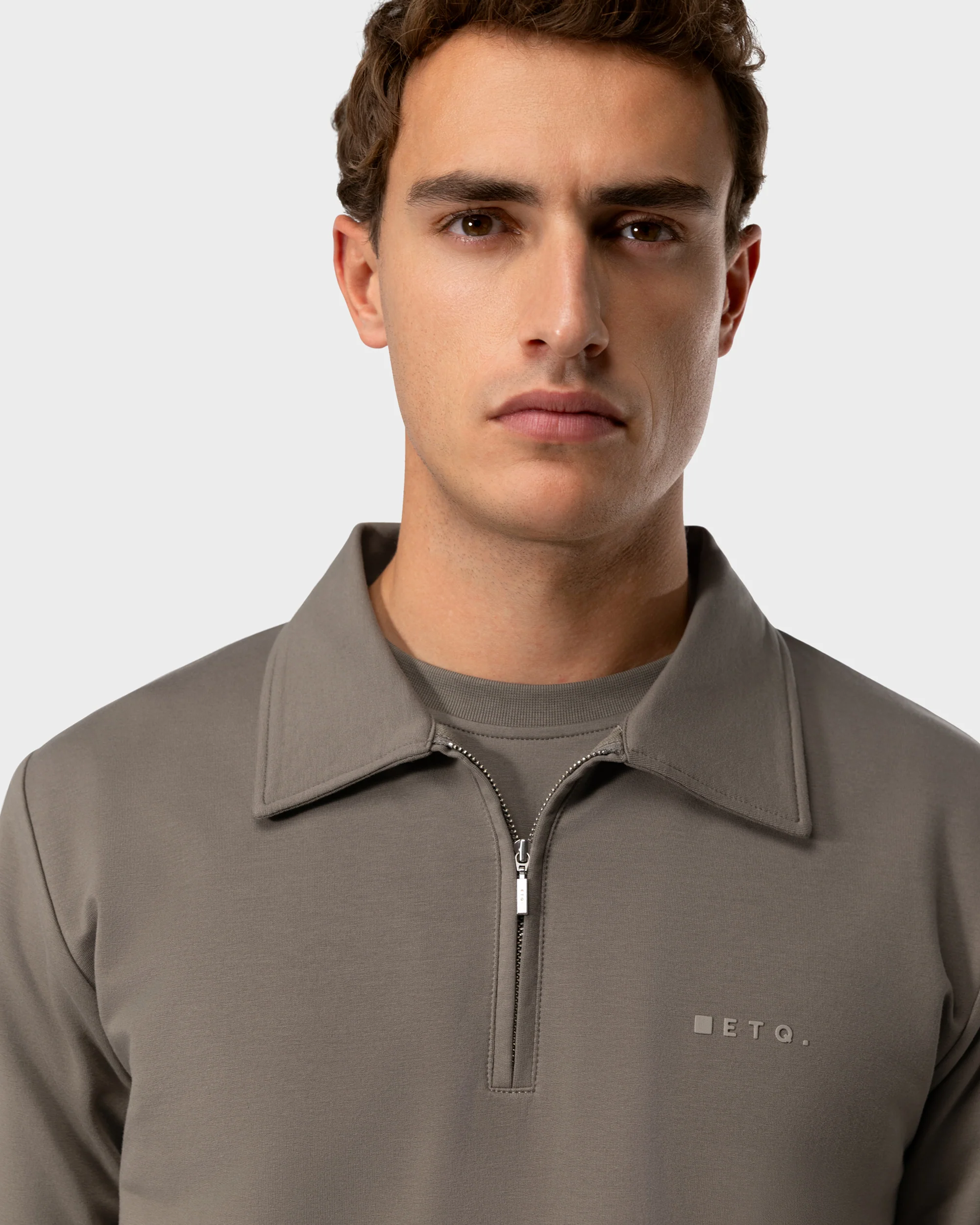 SW 02 Marked Half Zip Desert Taupe 2.0 - Image 4