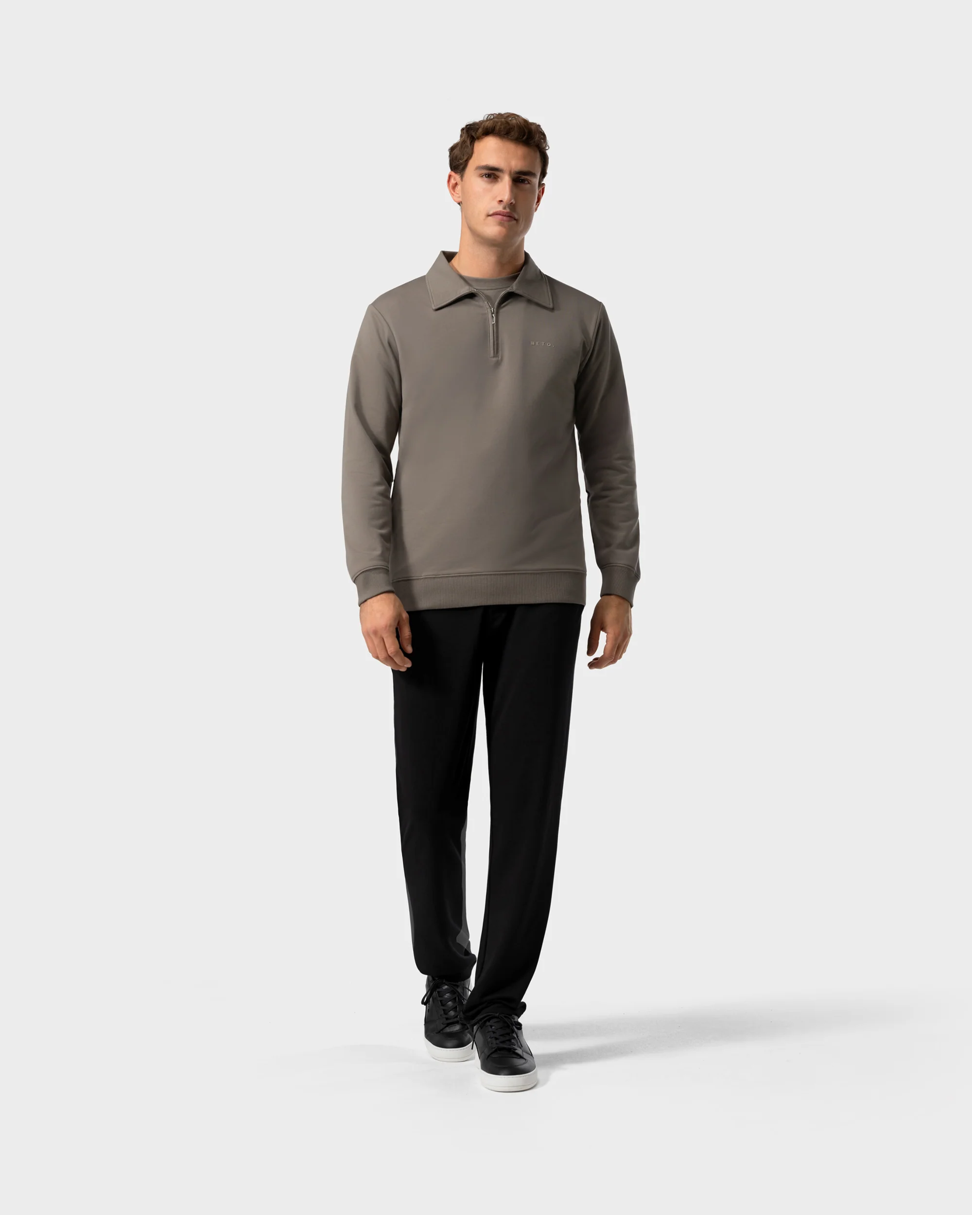 SW 02 Marked Half Zip Desert Taupe 2.0 - Image 5
