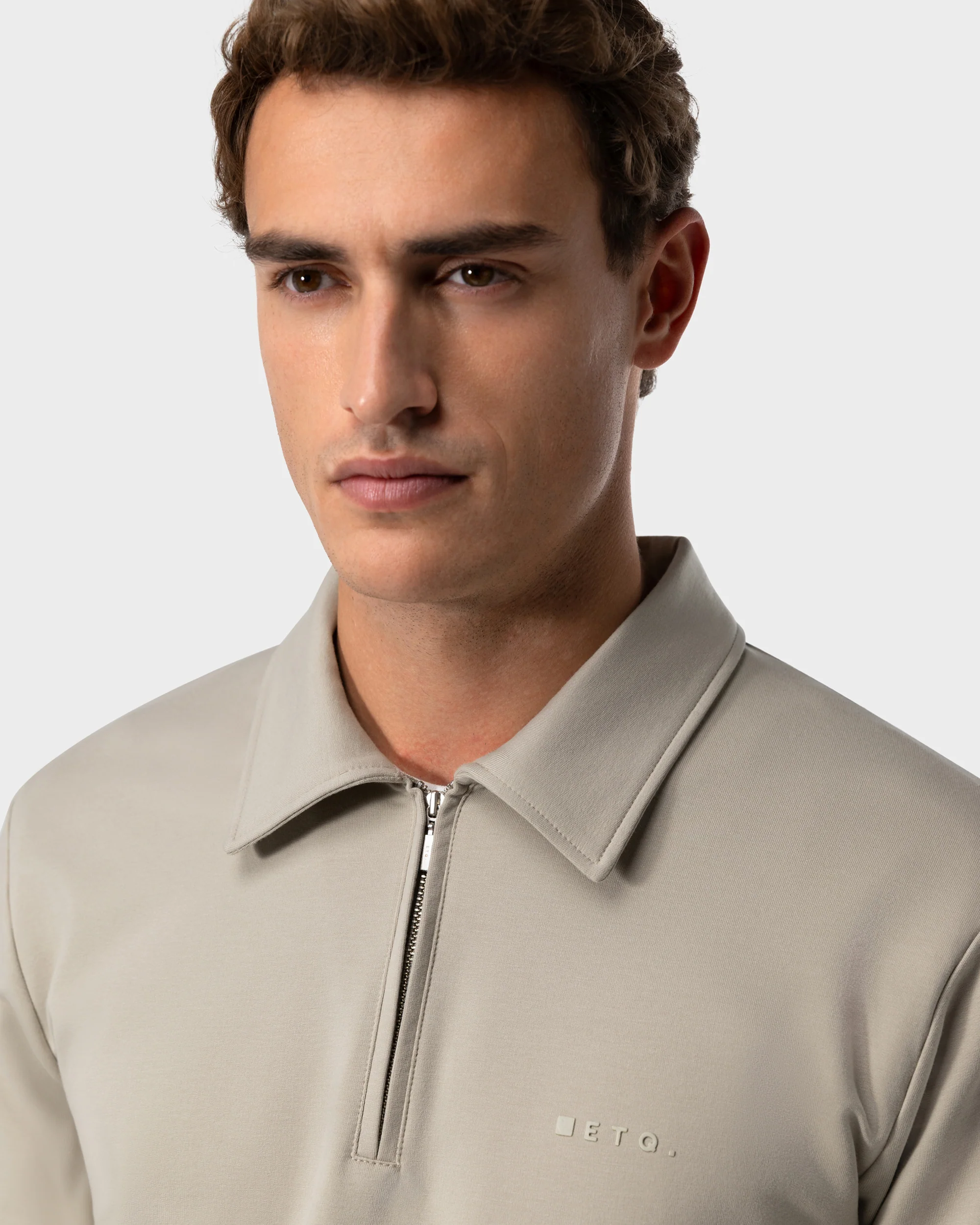 SW 02 Marked Half Zip Sand 2.0 - Image 4