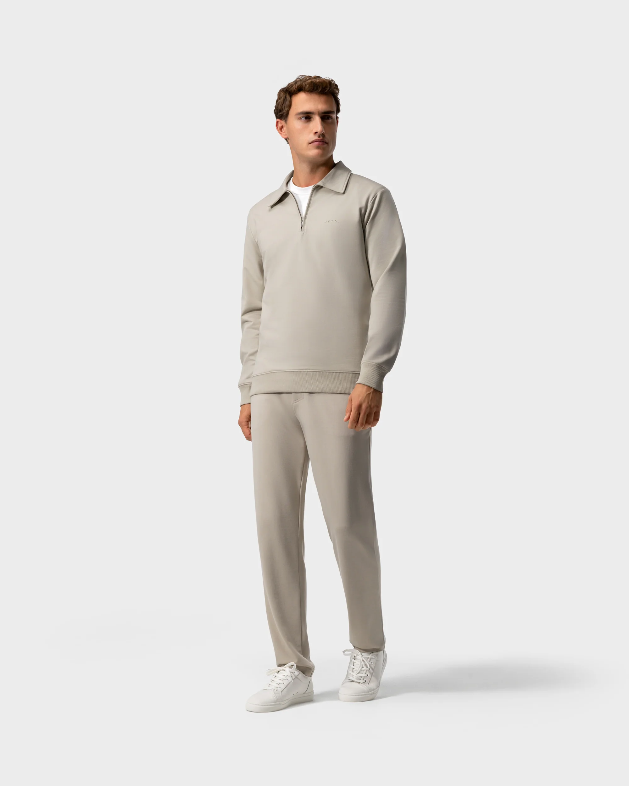 SW 02 Marked Half Zip Sand 2.0 - Image 7