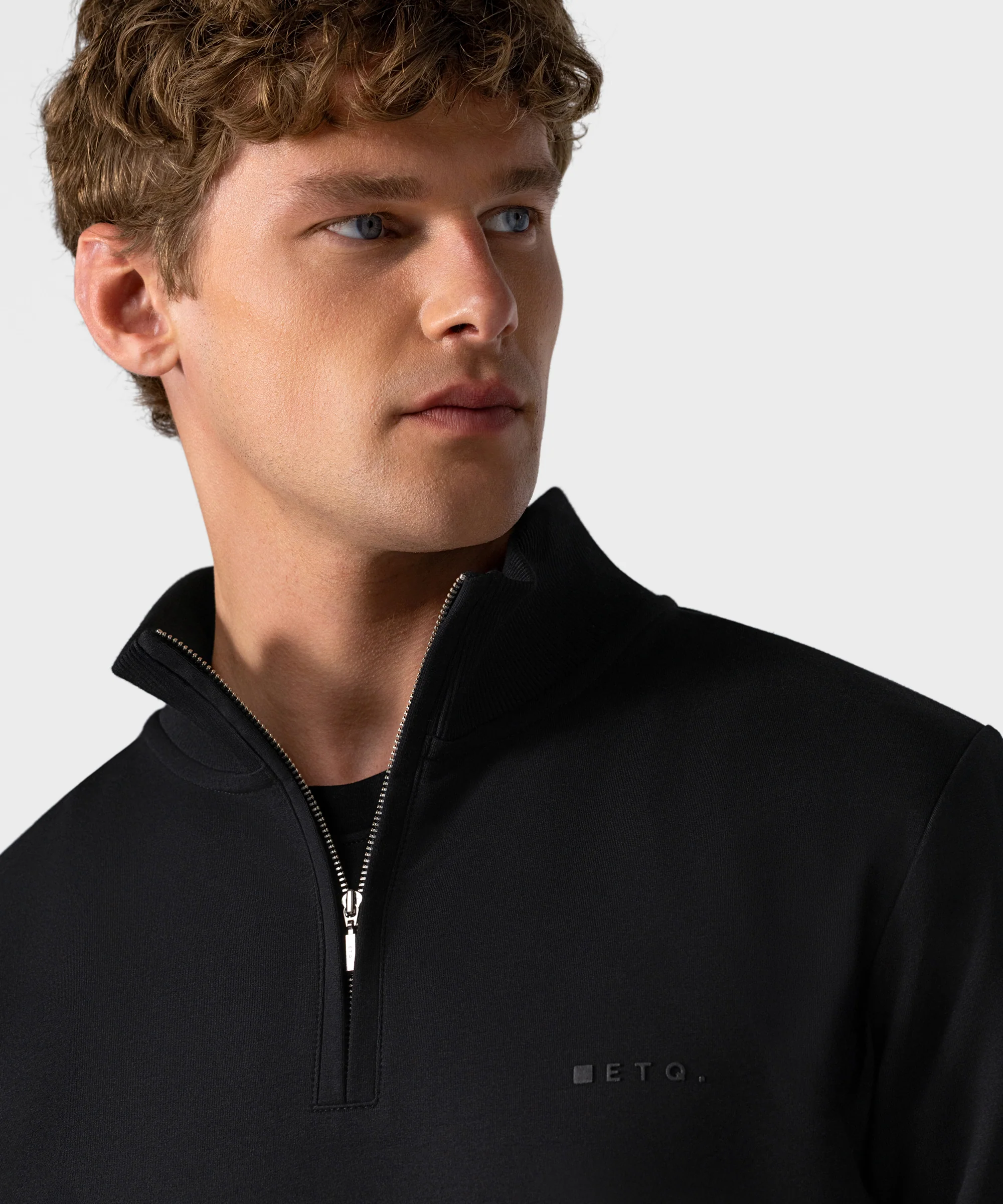 SW 03 Marked Half Zip Black - Image 5