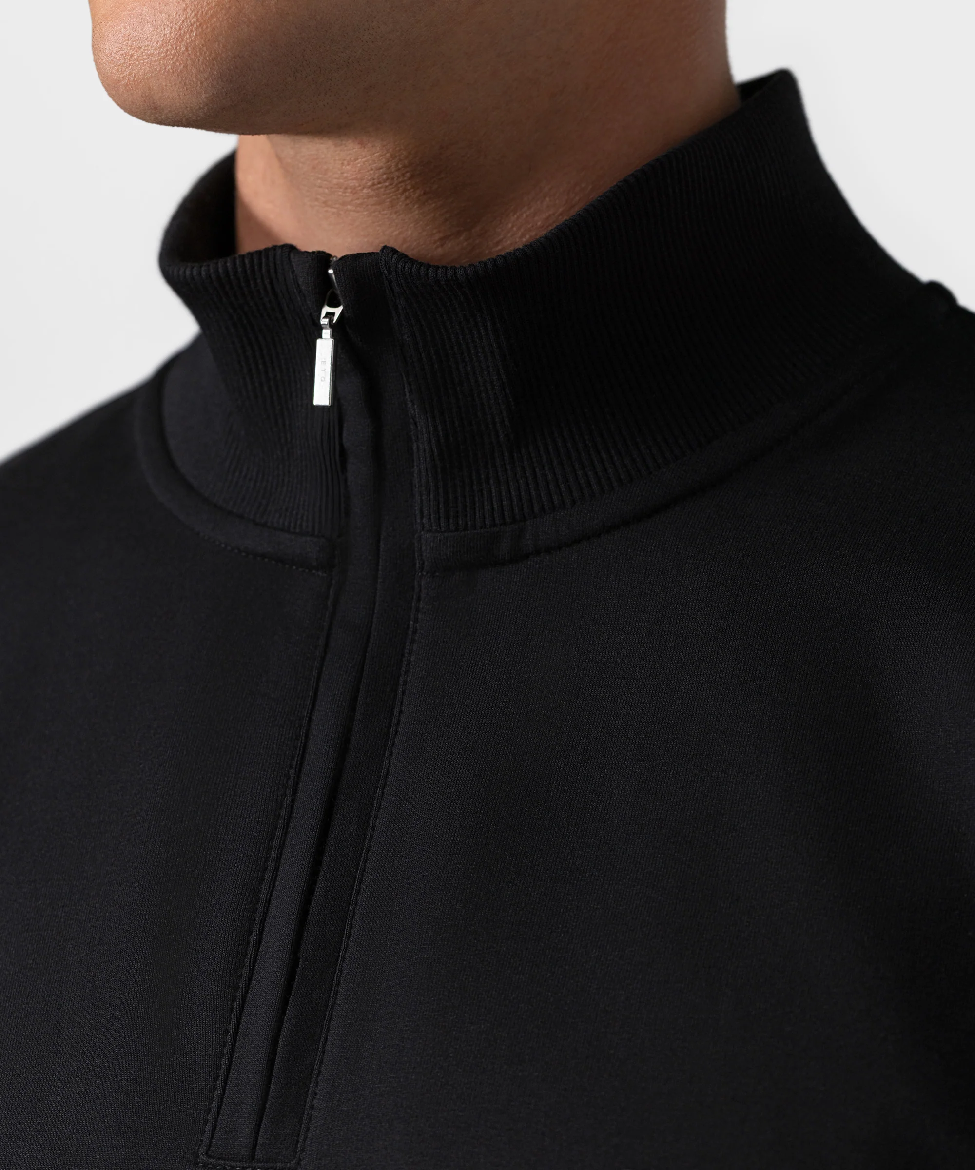 SW 03 Marked Half Zip Black - Image 7