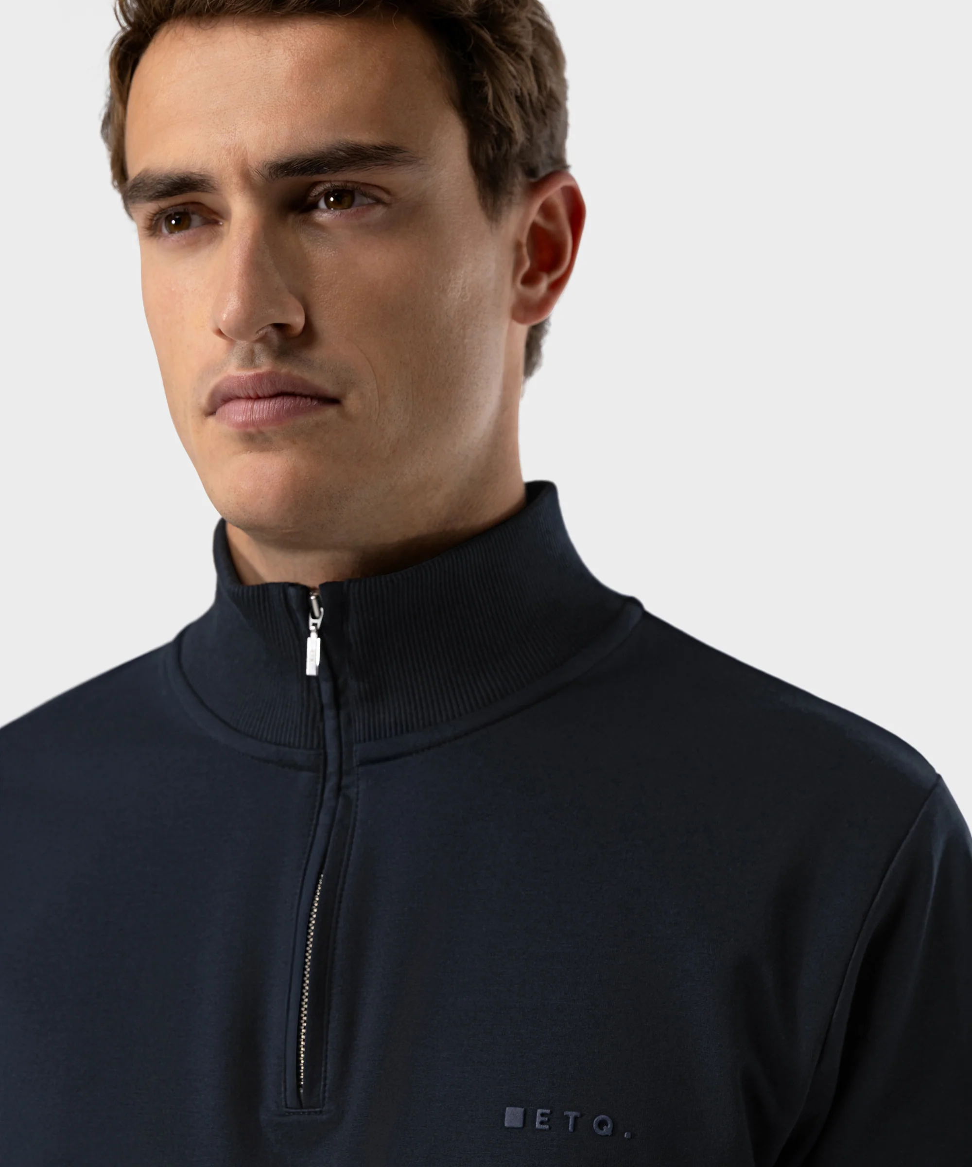 SW 03 Marked Half Zip Blueberry - Image 4