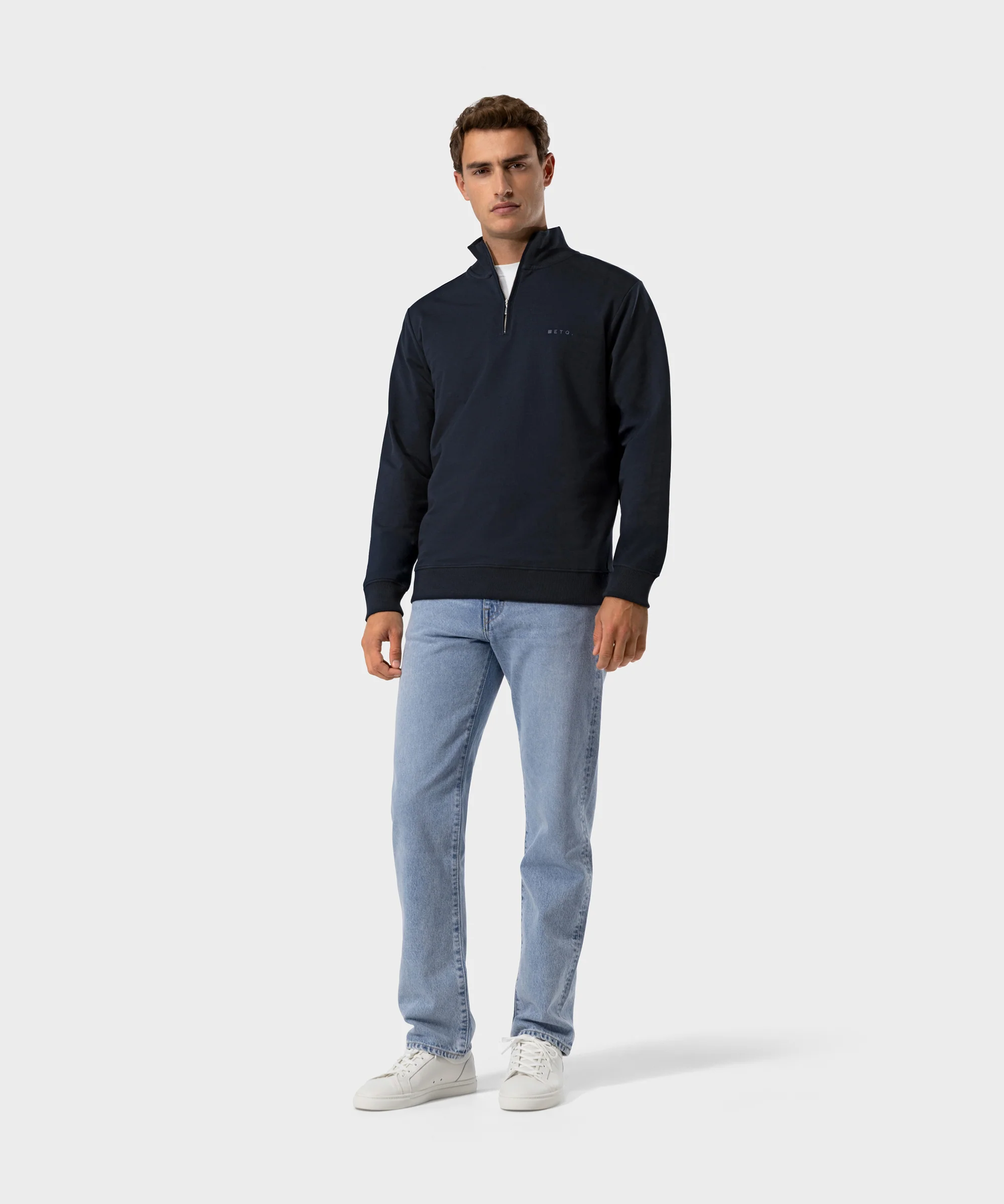 SW 03 Marked Half Zip Blueberry - Image 7