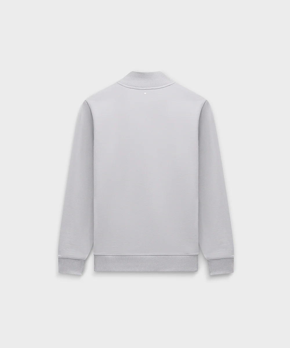 SW 03 Marked Half Zip Cement Grey - Image 7
