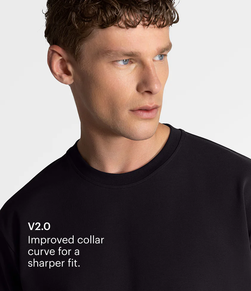 TS 01 Essence Oversized Heavyweight Black 2.0 - Image 4