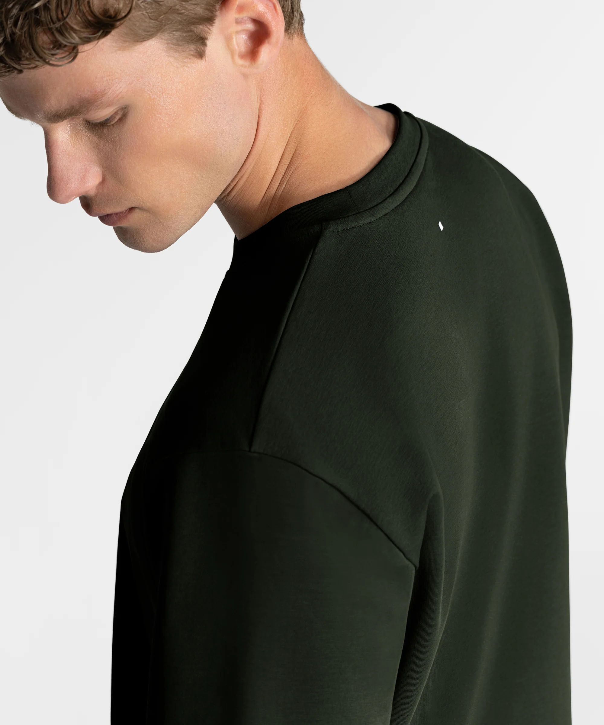 TS 01 Essence Oversized Heavyweight Forest Green 2.0 - Image 3