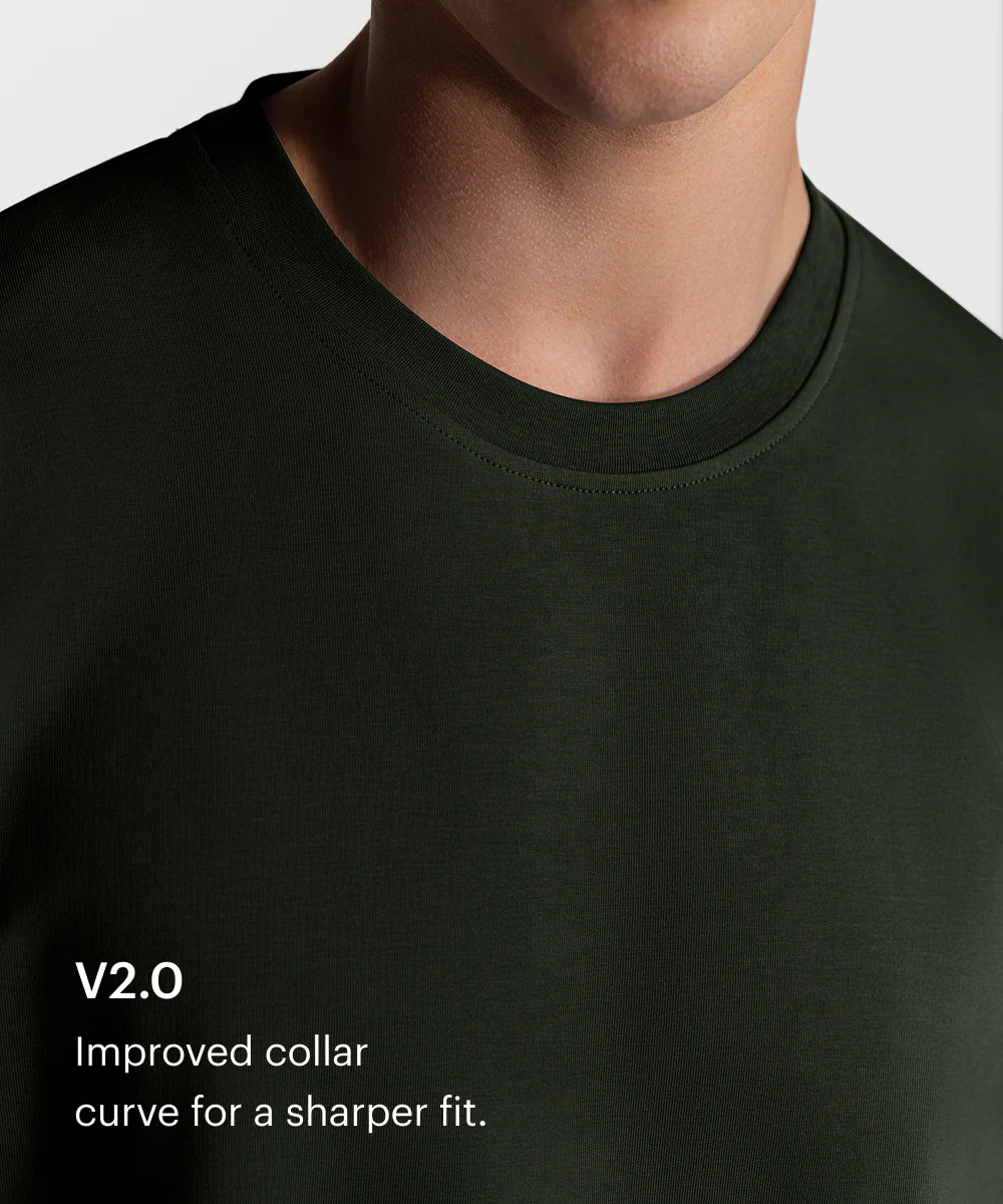 TS 01 Essence Oversized Heavyweight Forest Green 2.0 - Image 5