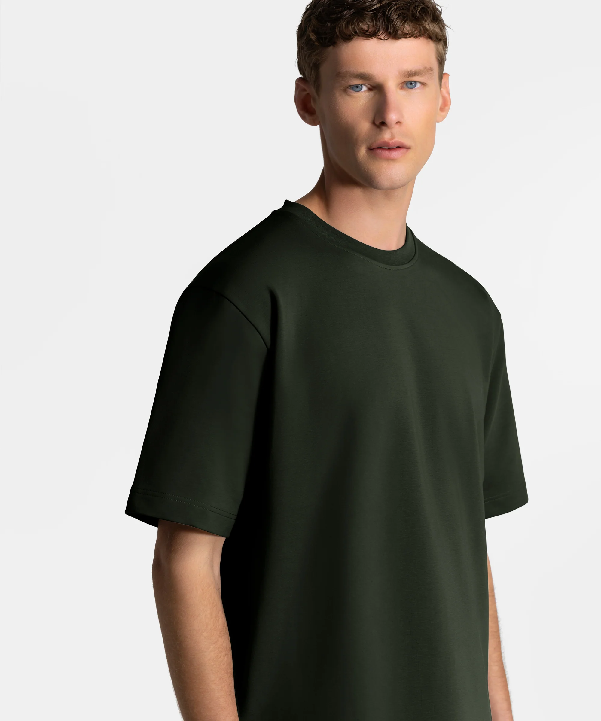 TS 01 Essence Oversized Heavyweight Forest Green 2.0 - Image 6