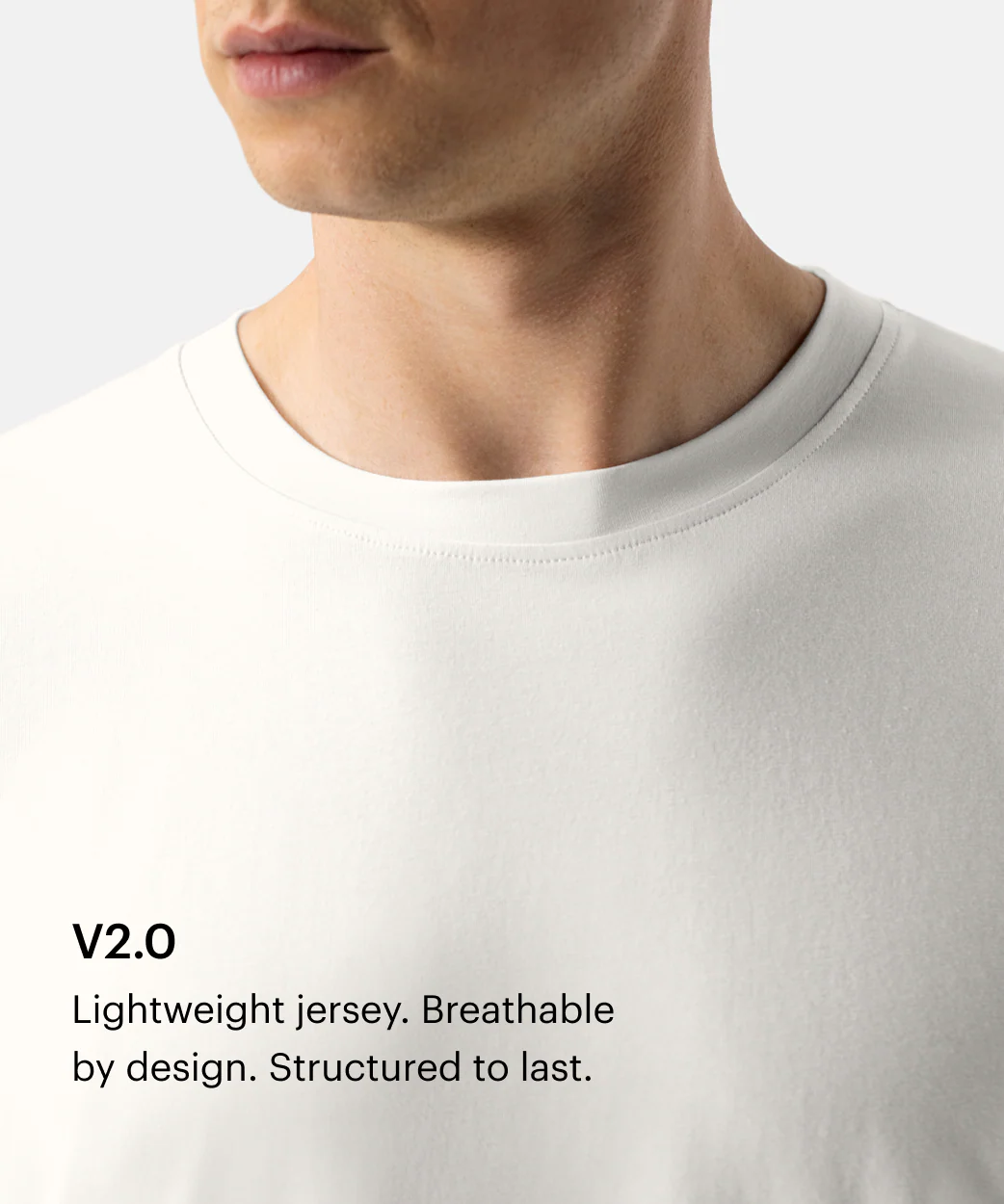TS 01 Essence Oversized Lightweight Off White 2.0 - Image 4