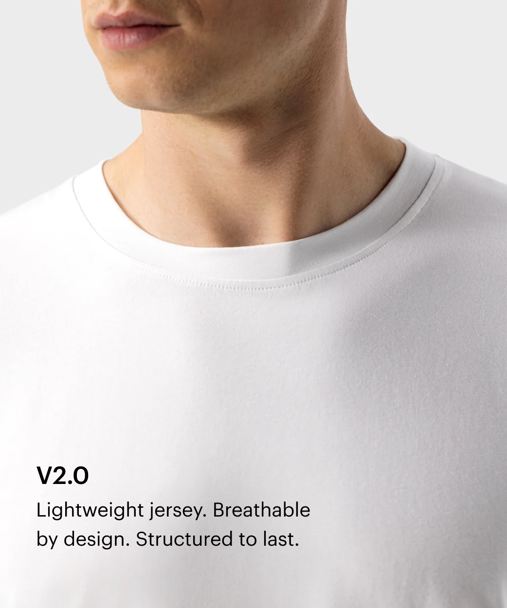 TS 01 Essence Oversized Lightweight White 2.0 - Image 4