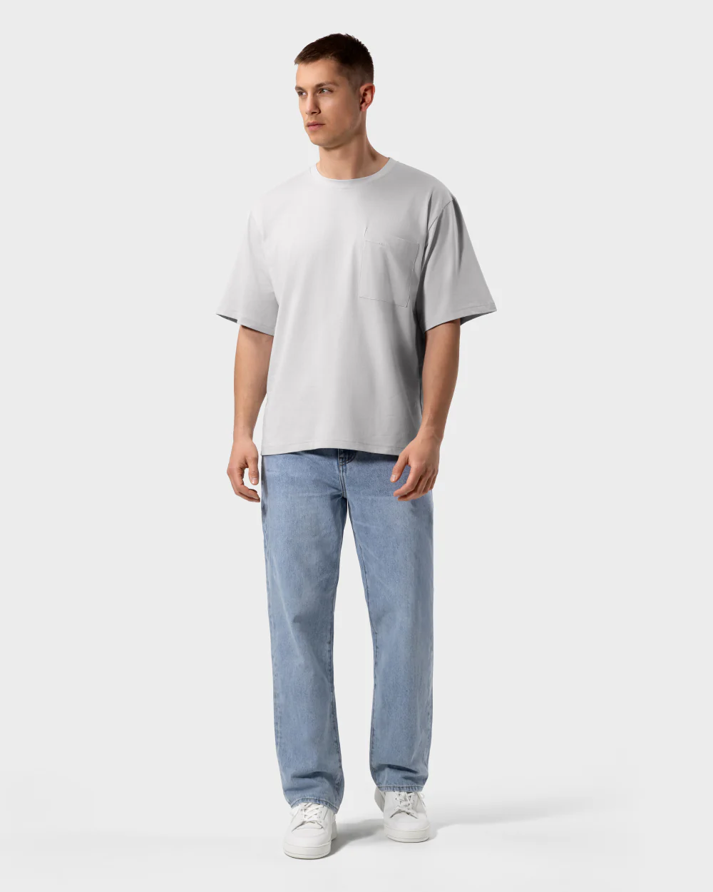 TS 01 Essence Oversized Pocket Lightweight Cement Grey - Image 8