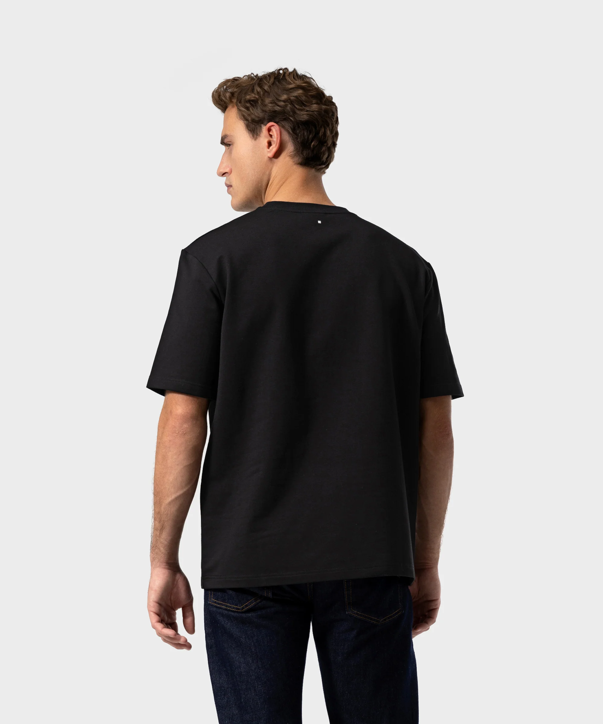 TS 02 Marked Oversized Heavyweight Black - Image 4