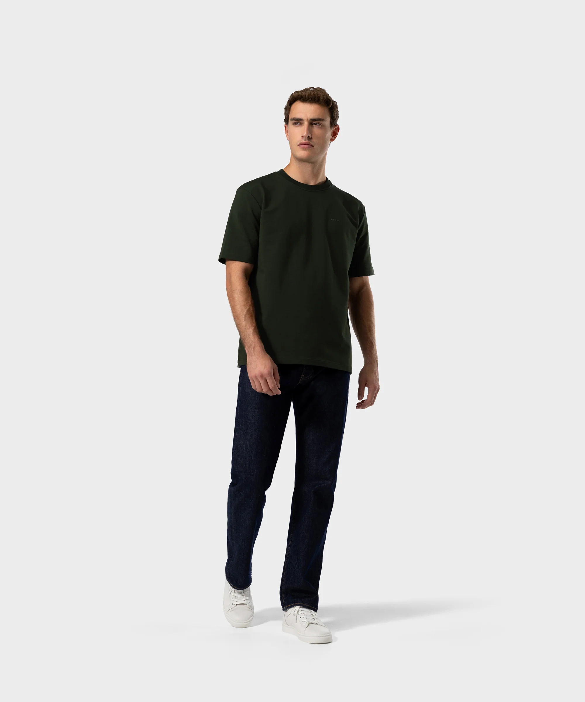 TS 02 Marked Oversized Heavyweight Forest Green - Image 11
