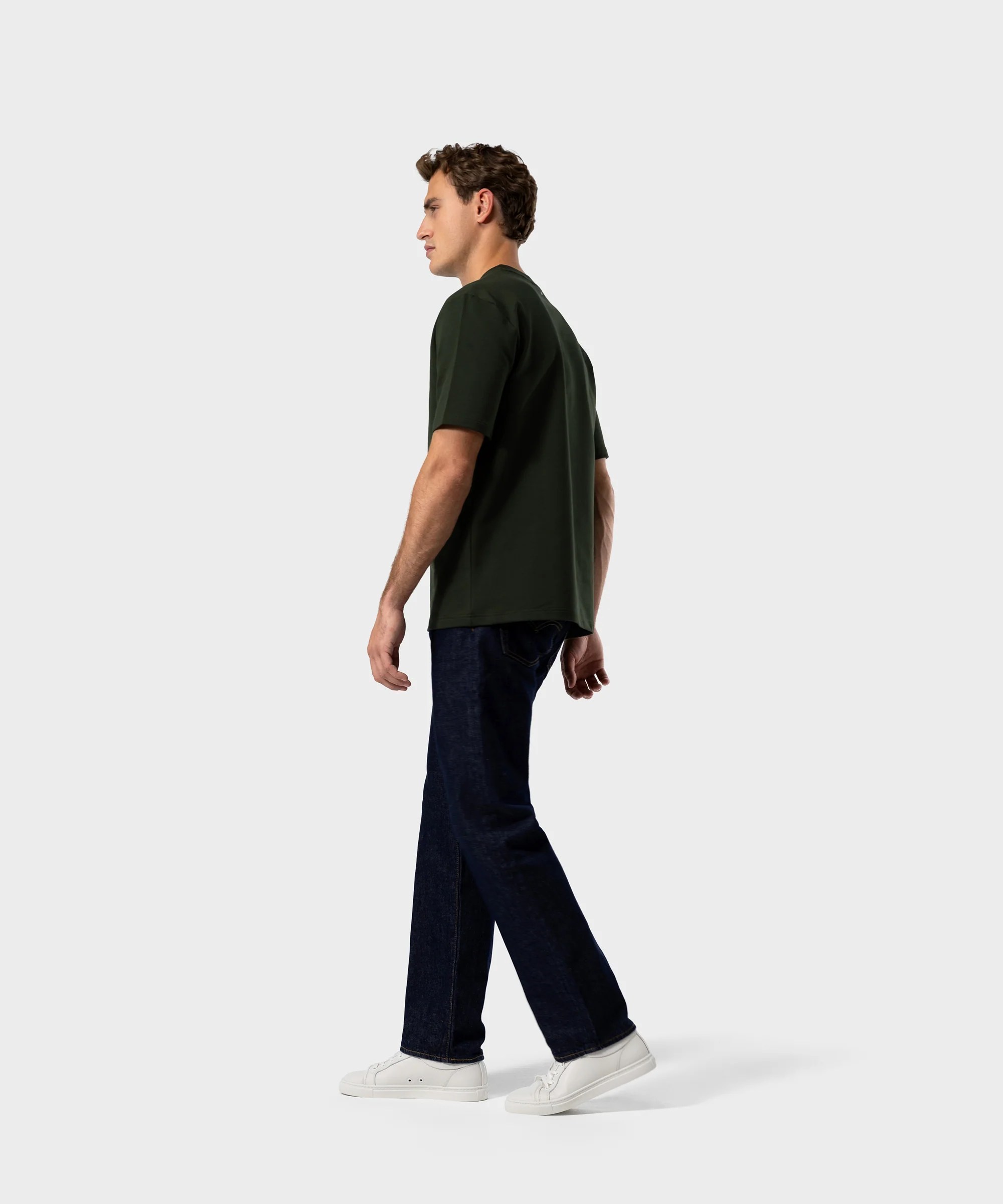 TS 02 Marked Oversized Heavyweight Forest Green - Image 12