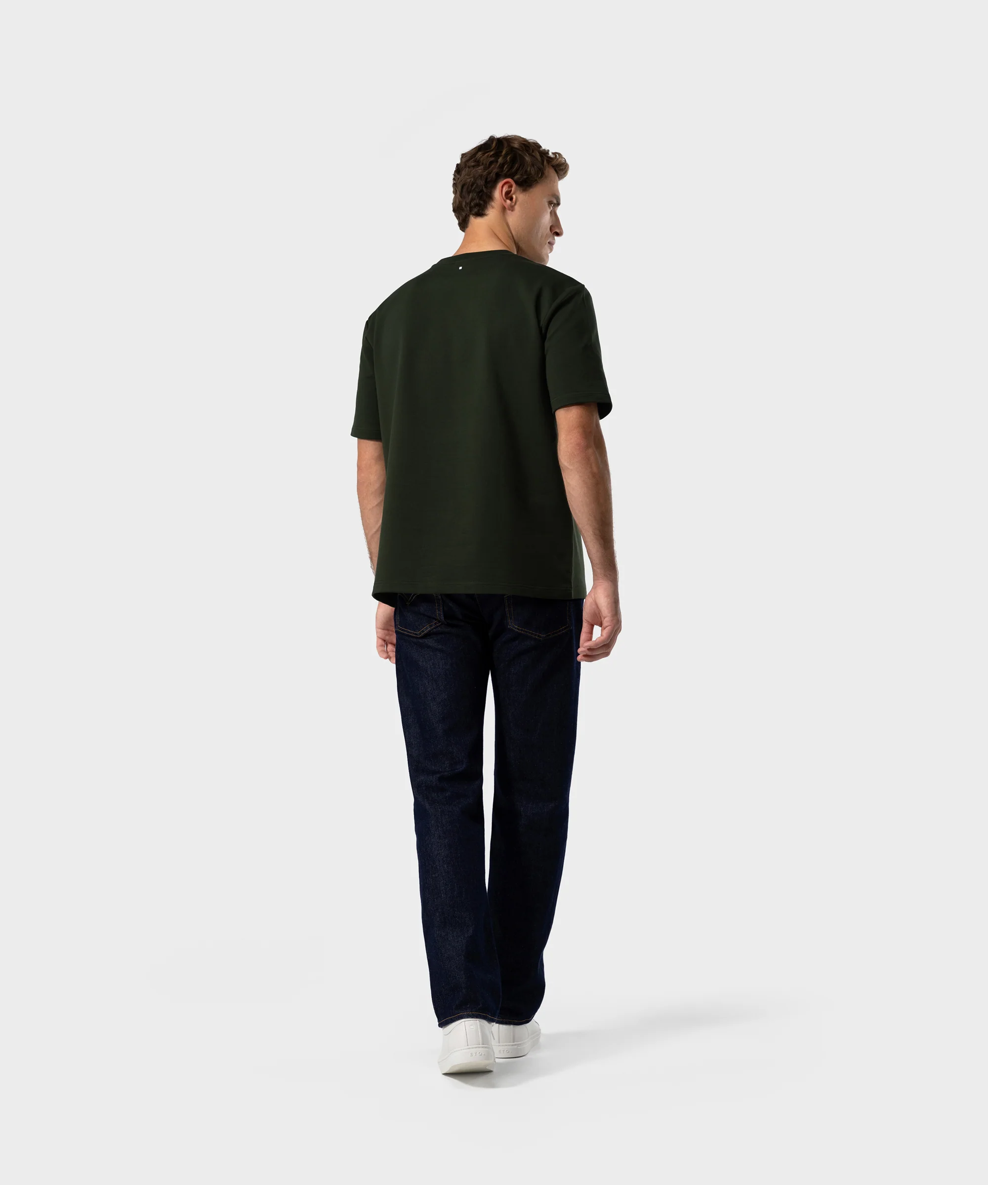 TS 02 Marked Oversized Heavyweight Forest Green - Image 13