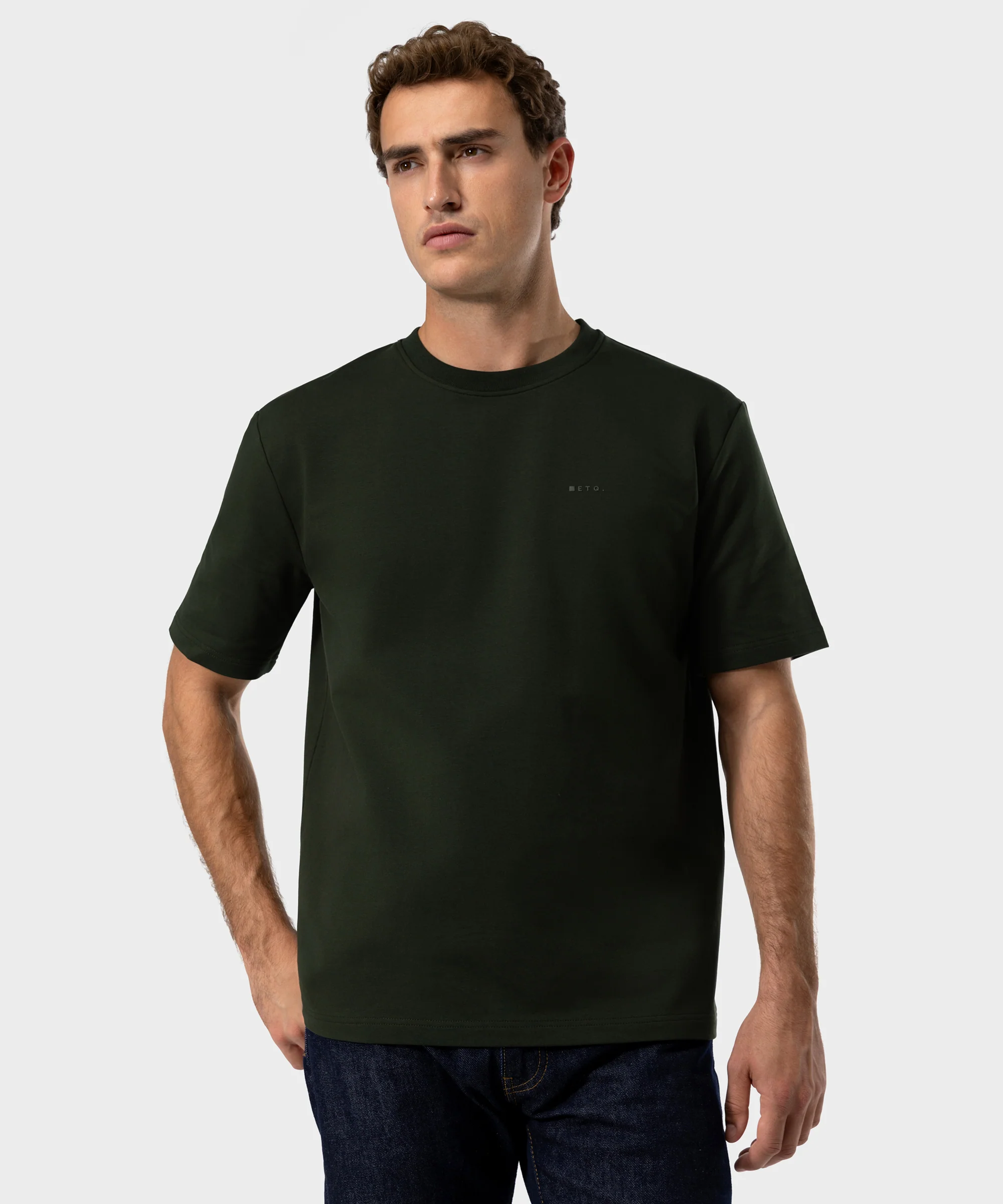 TS 02 Marked Oversized Heavyweight Forest Green - Image 8