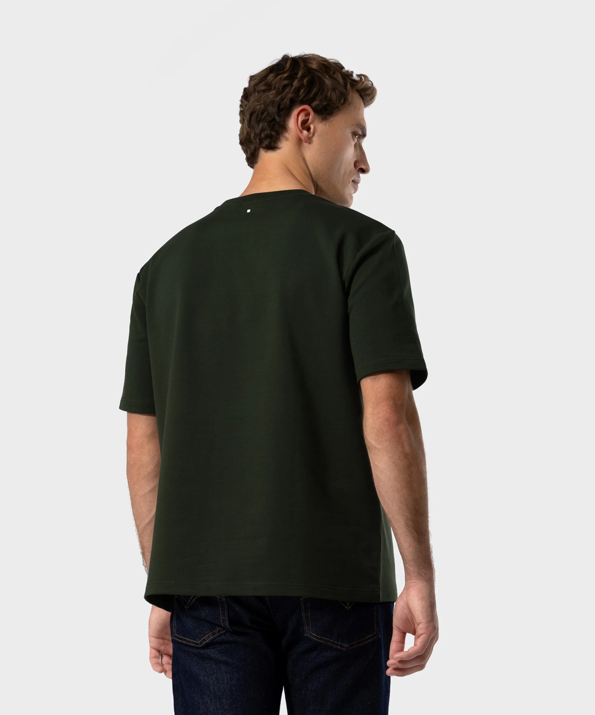 TS 02 Marked Oversized Heavyweight Forest Green - Image 9