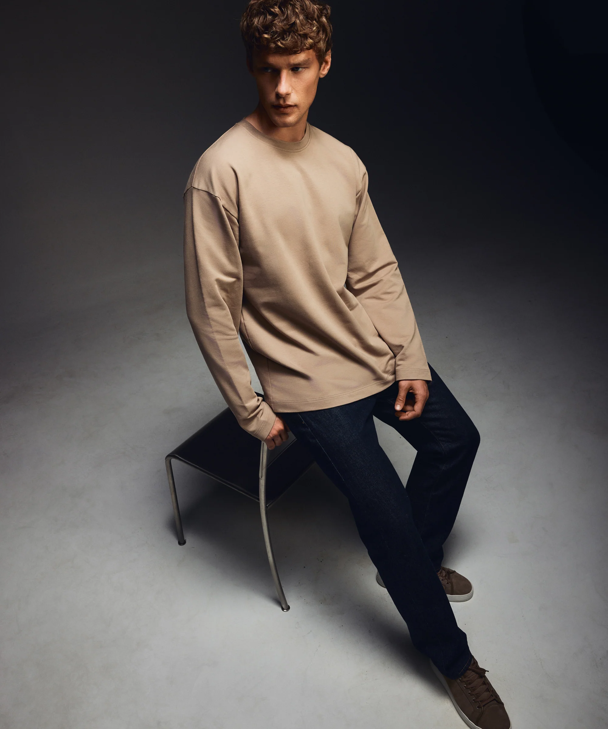 TS 03 Essence Long Sleeve Desert Taupe - Image 5