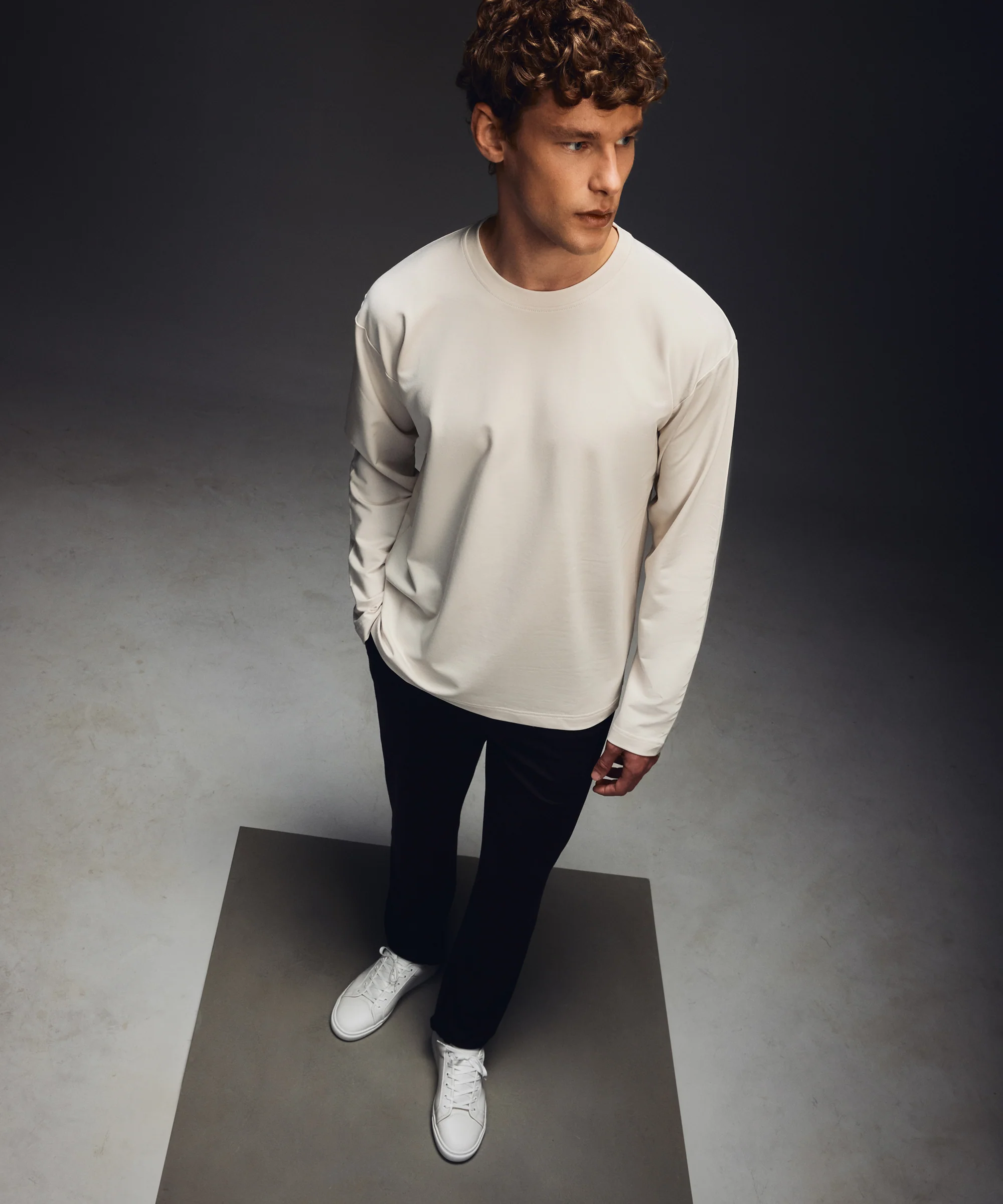 TS 03 Essence Long Sleeve Off-White - Image 3