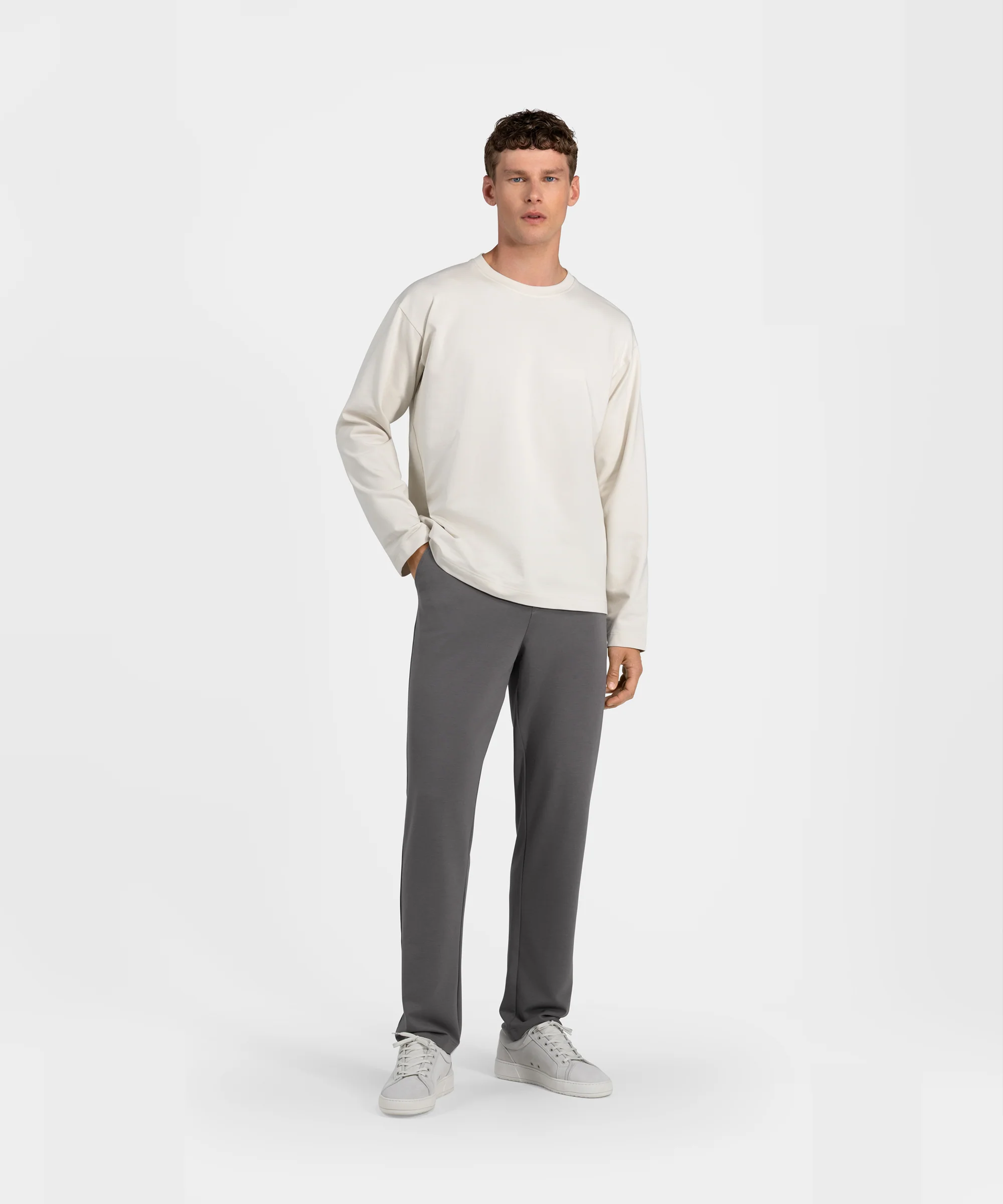 TS 03 Essence Long Sleeve Off-White - Image 8